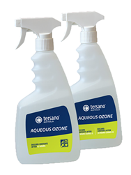 Two Aqueous Ozone spray bottles